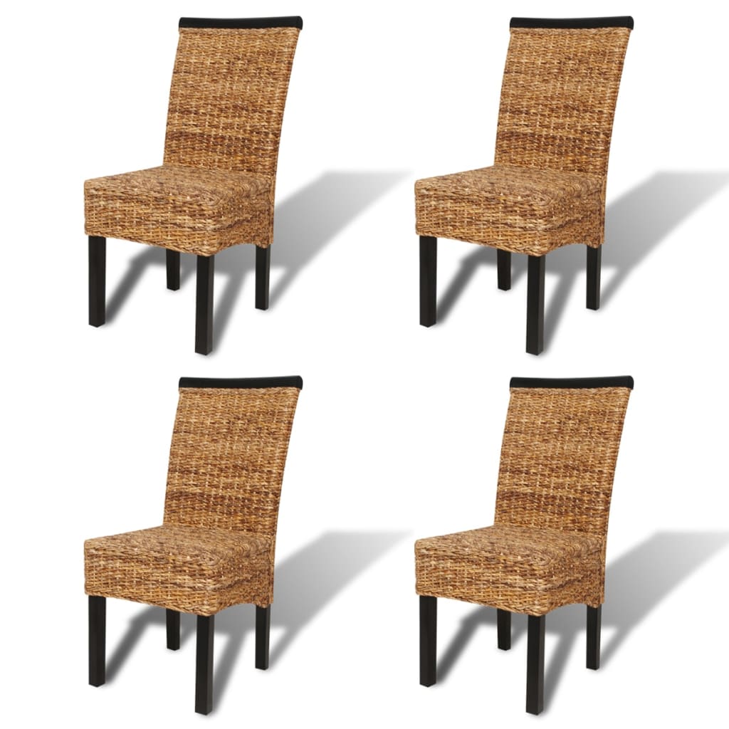 Eetkamerstoelen 2 St Abaca En Massief Mangohout