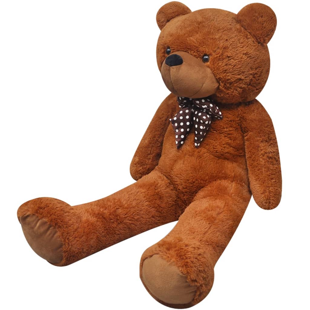 Teddybeer Xxl 135 Cm Zacht Pluche Bruin
