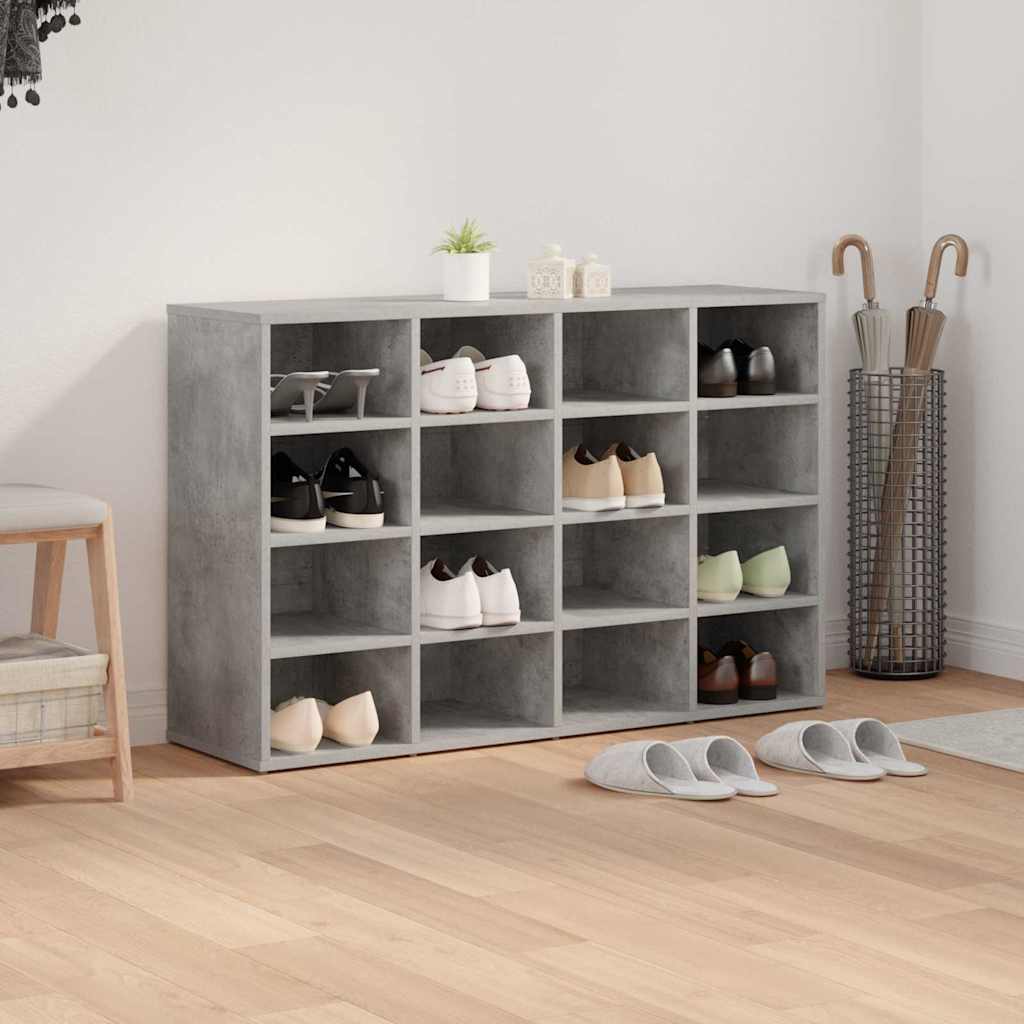 Schoenenkast Met Plank Bewerkt Hout