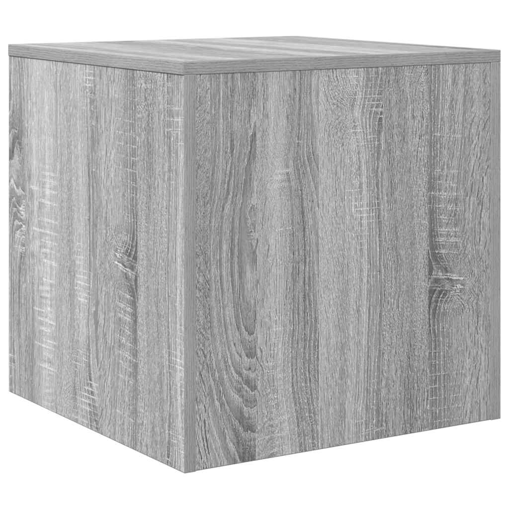 3-Delige Tafeltjesset Bewerkt Hout Eikenkleurig