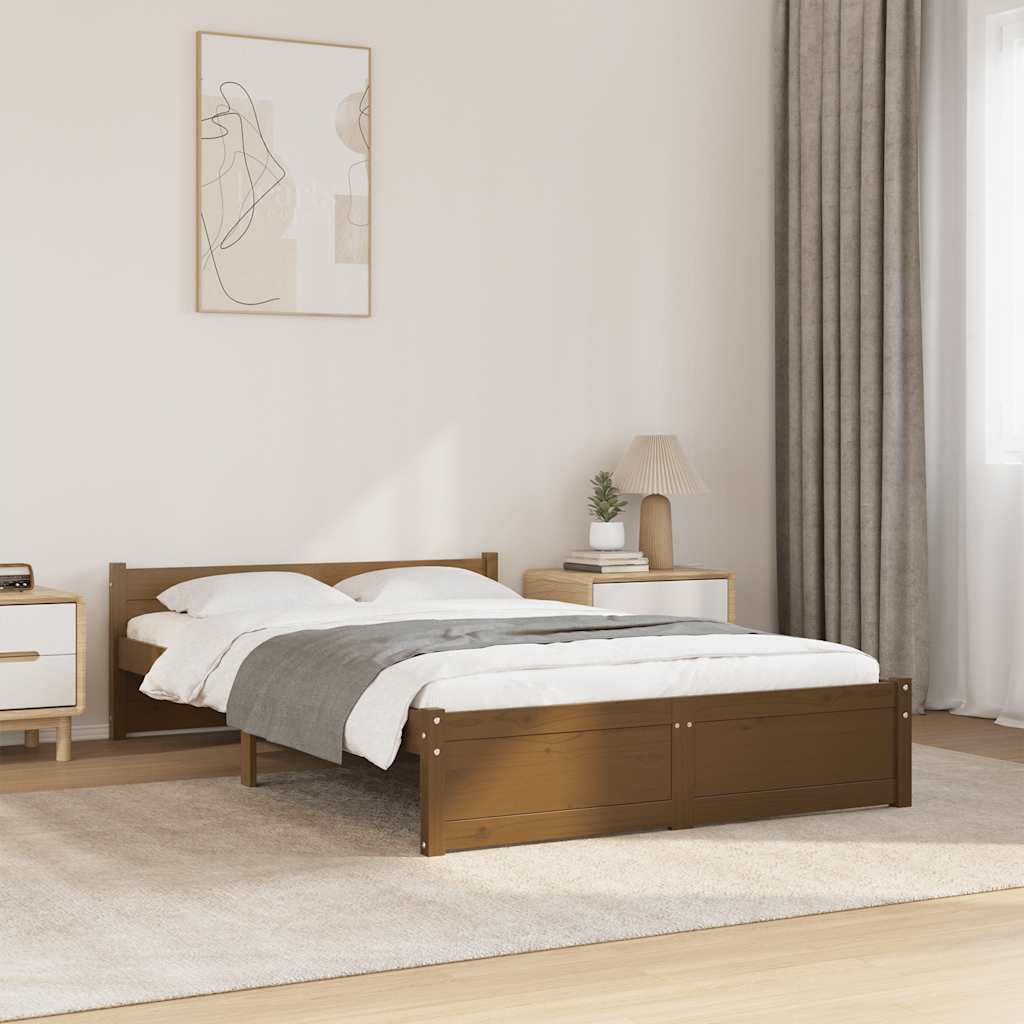 Bedframe Massief Hout