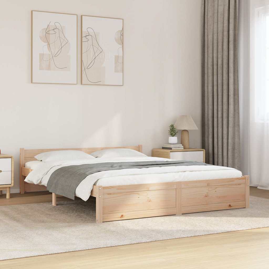 Bedframe Massief Hout