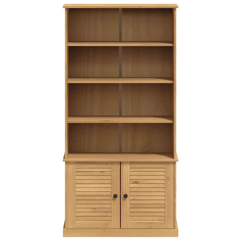 Boekenkast Vigo 85X35X170 Cm Massief Grenenhout