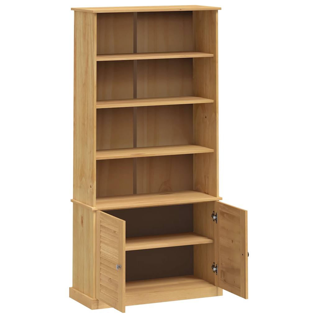 Boekenkast Vigo 85X35X170 Cm Massief Grenenhout