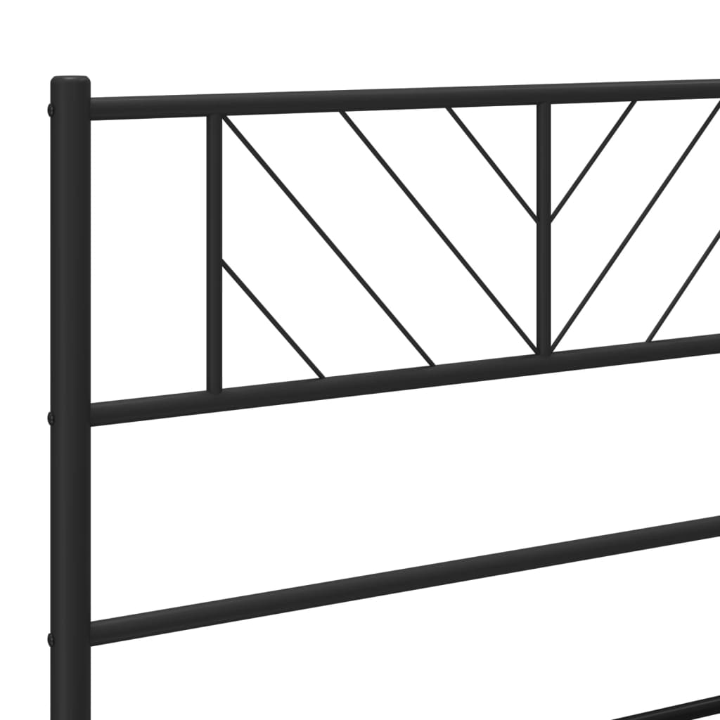 Bedframe Met Hoofd- En Voeteneinde Metaal