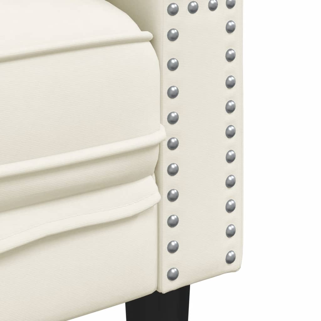 3-Delige Loungeset Chesterfield Met Bolsters Fluweel Kleur