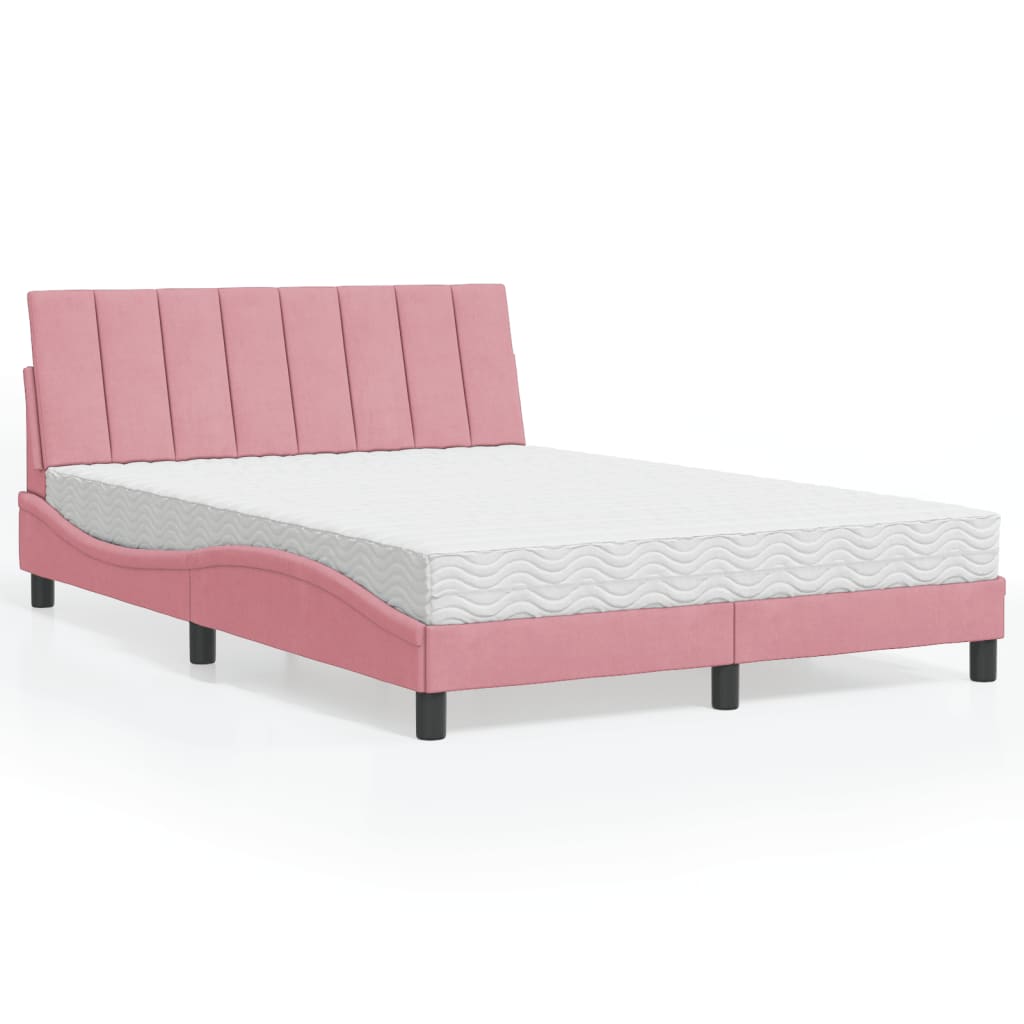 Bed Met Matras &quot;Hanko&quot; Fluweel