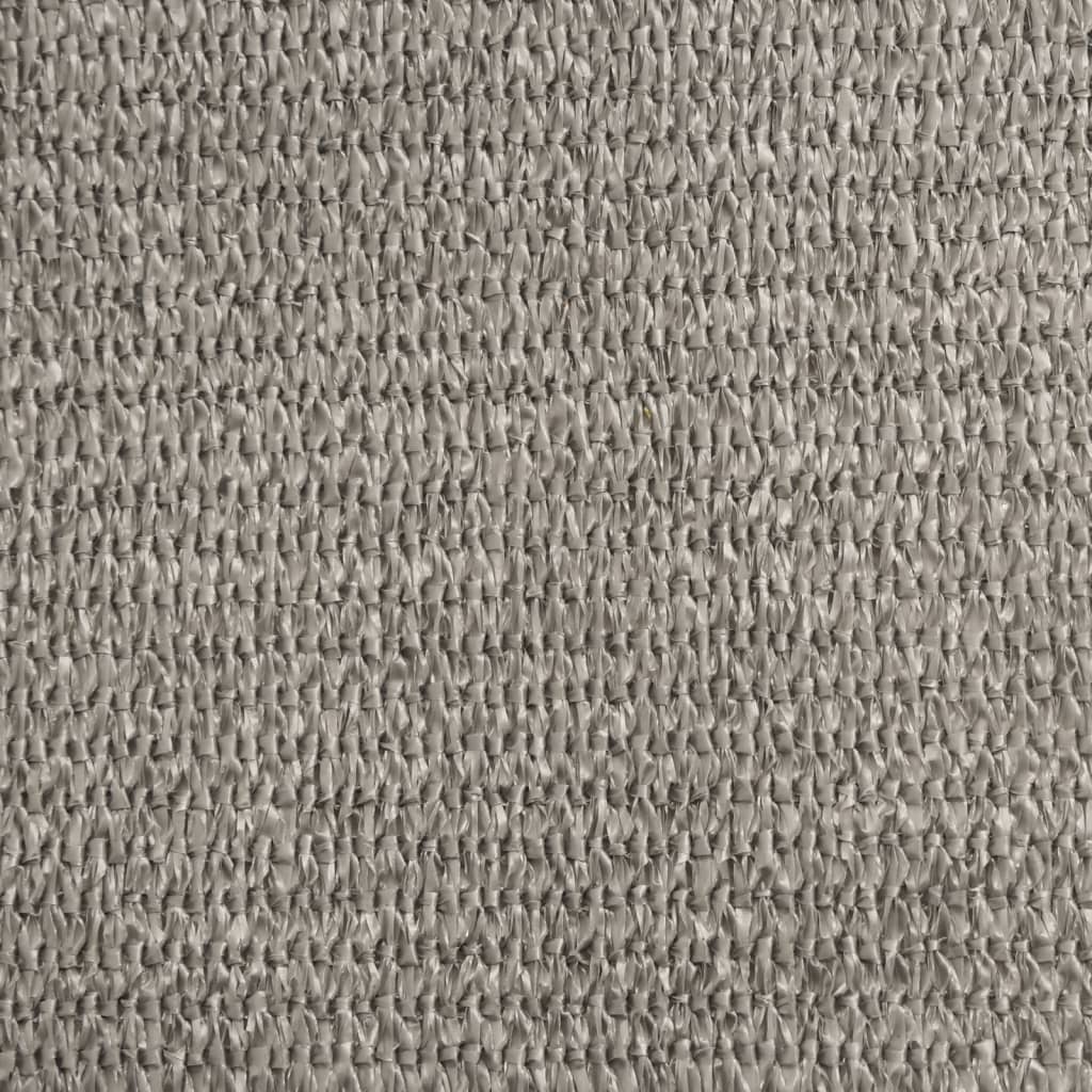 Zonnezeil 160 G/M² Vierkant Hdpe Lichtgrijs