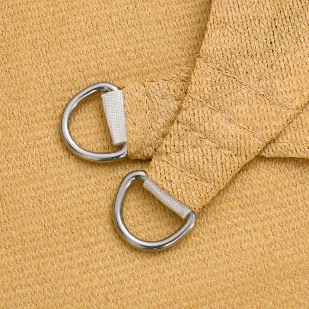 Zonnezeil 160 G/M² Rechthoekig 2,5X3 M Hdpe Kleurig Zand