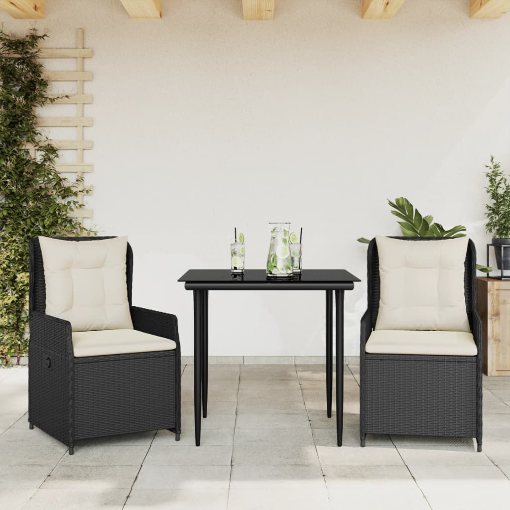 7-Delige Tuinset Met Kussens Poly Rattan