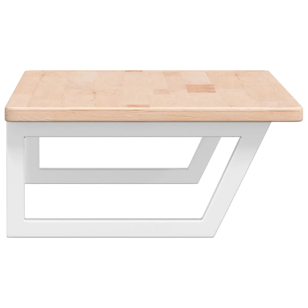 Badkamer Wandschap Staal En Massief Eikenhout