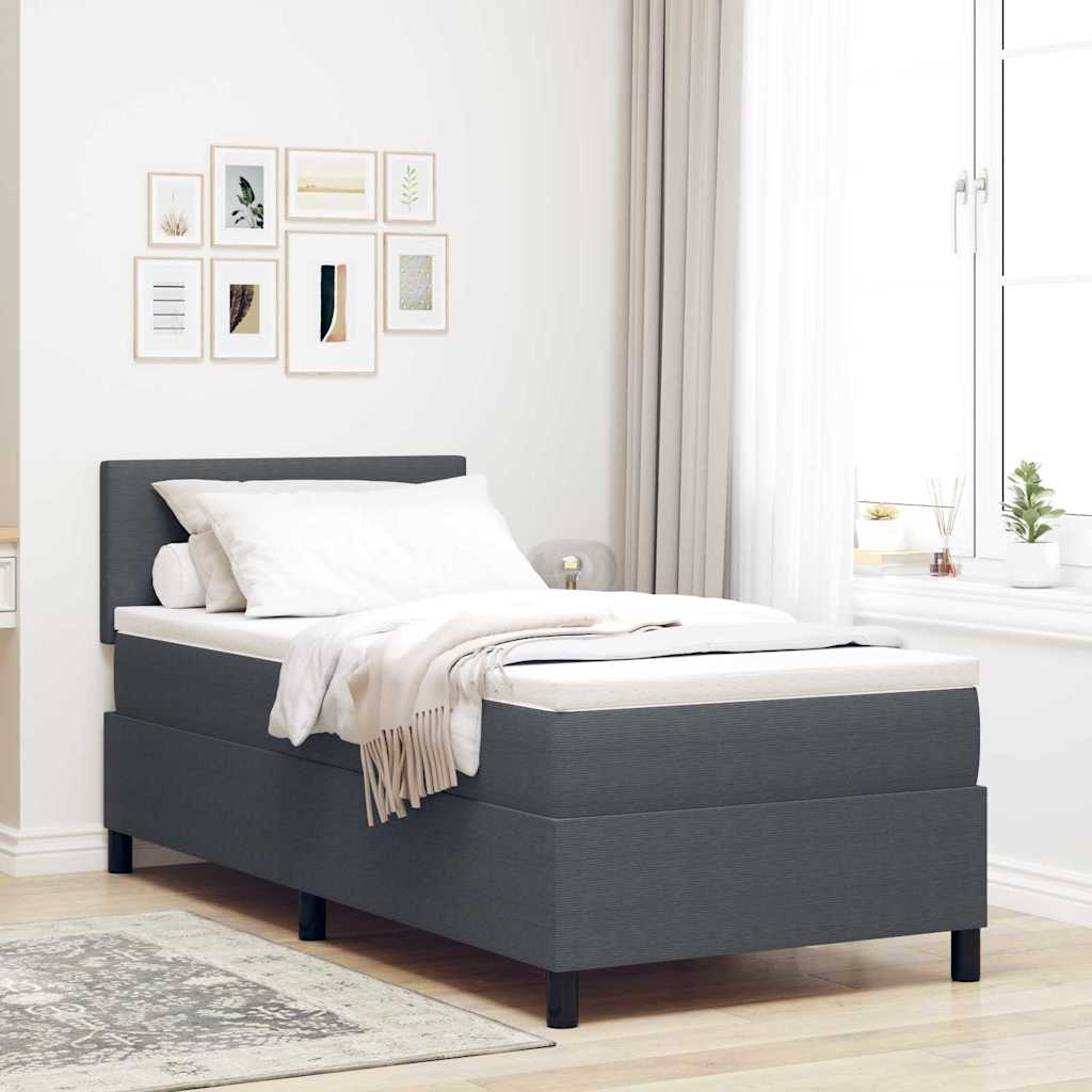 Boxspring Bed En Wit 203 X 90 X 128 Cm