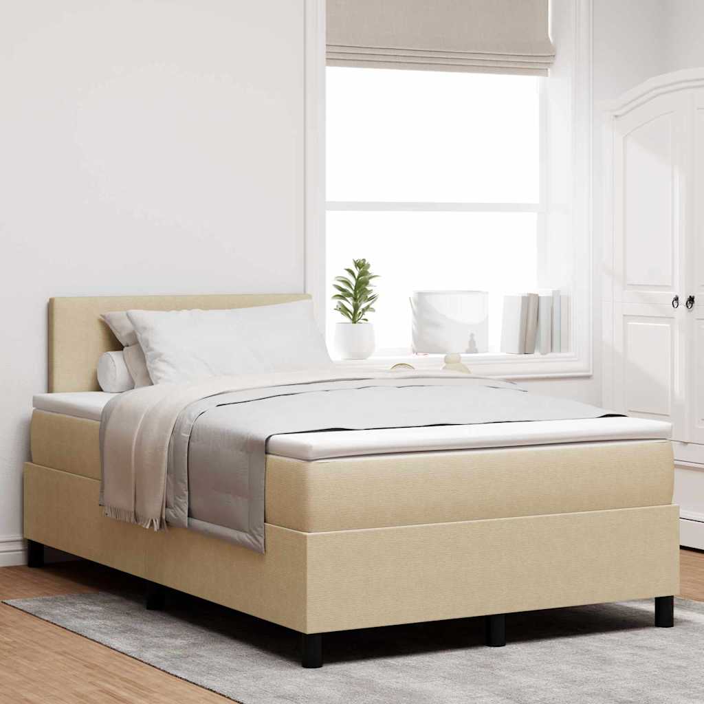 Boxspring Bed En Wit 203 X 90 X 128 Cm