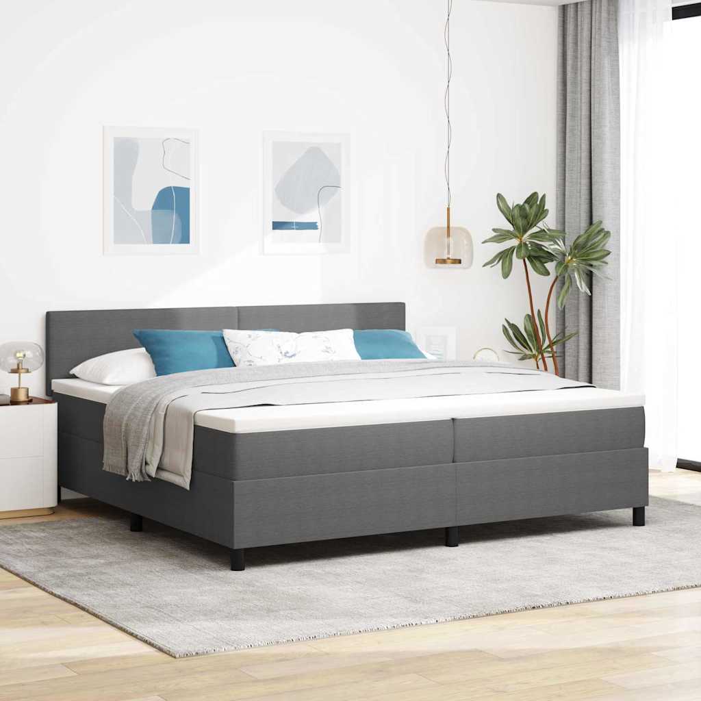 Boxspring Bed En Wit 203 X 90 X 128 Cm