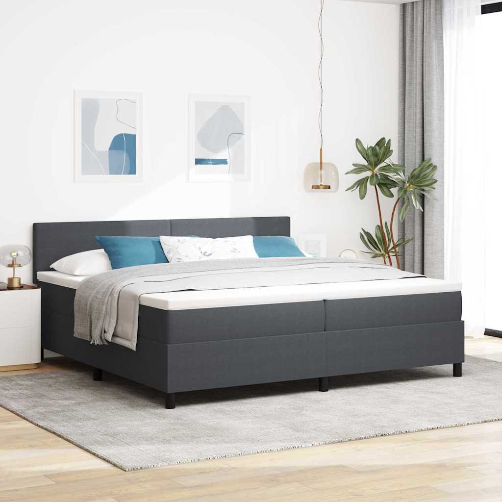 Boxspring Bed En Wit 203 X 90 X 128 Cm