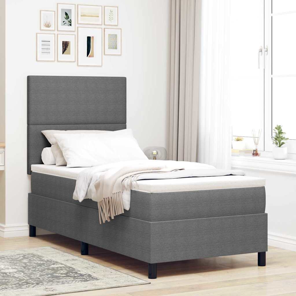 Boxspring Bed En Wit 203 X 90 X 128 Cm