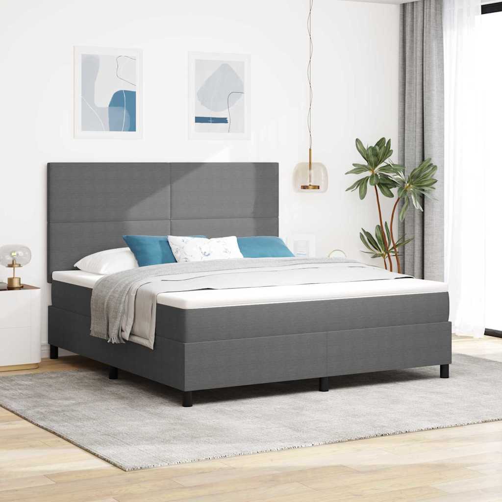 Boxspring Bed En Wit 203 X 90 X 128 Cm