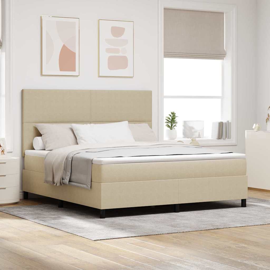 Boxspring Bed En Wit 203 X 90 X 128 Cm