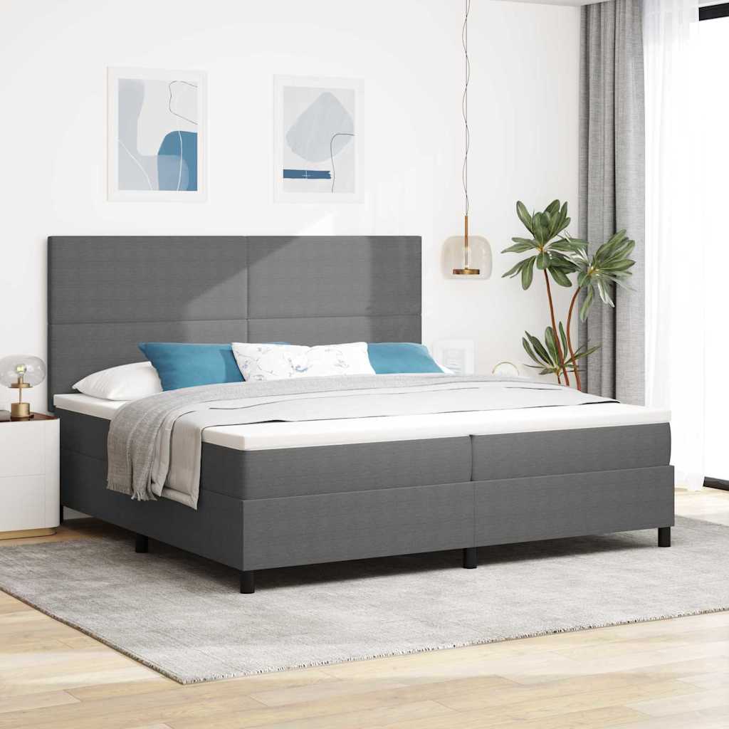 Boxspring Bed En Wit 203 X 90 X 128 Cm