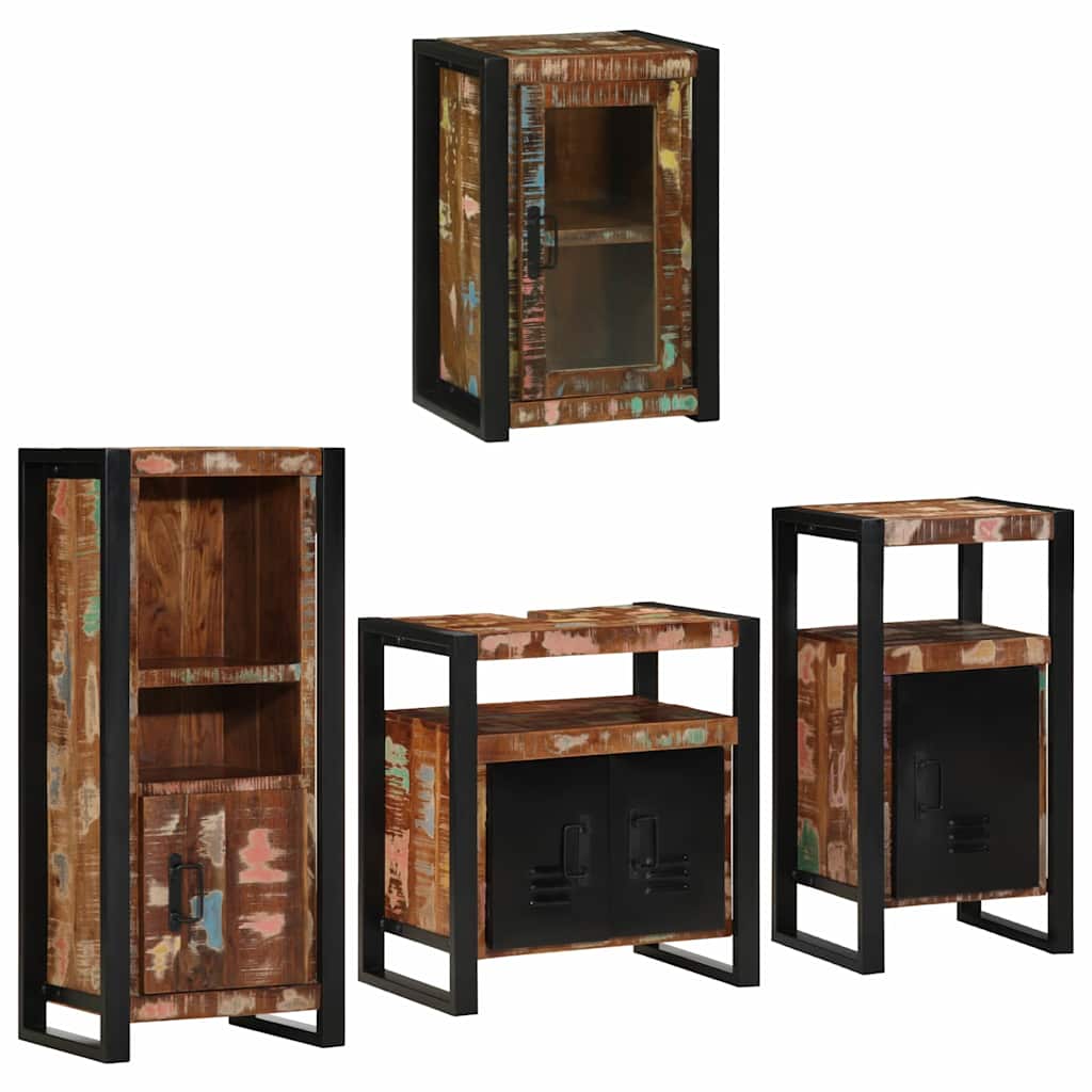 Badkamermeubelset 4 Pcs Multikleur