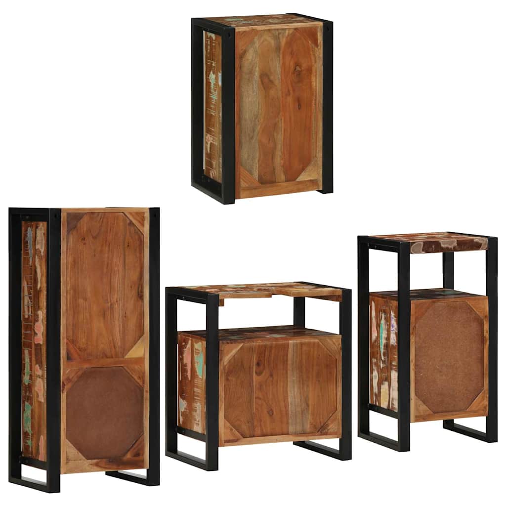 Badkamermeubelset 4 Pcs Multikleur