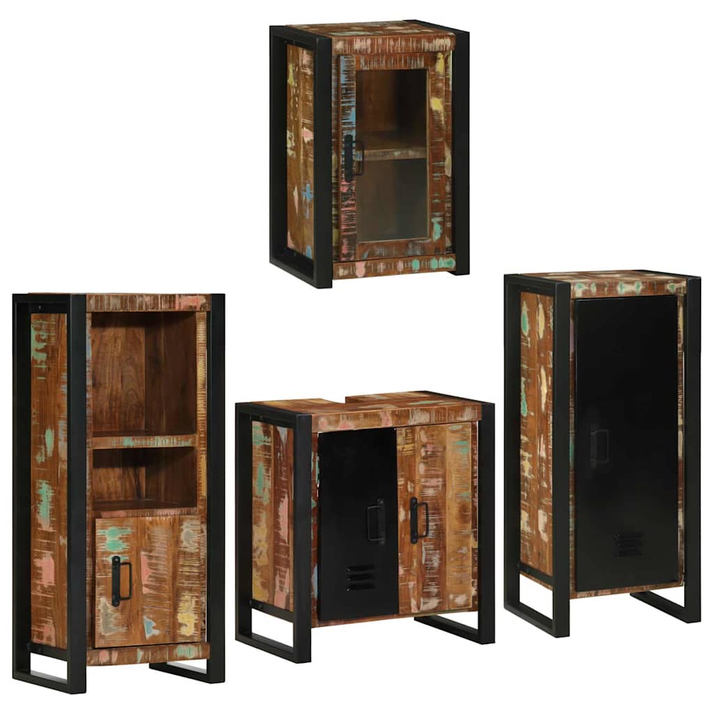 Badkamermeubelset 4 Pcs Multikleur