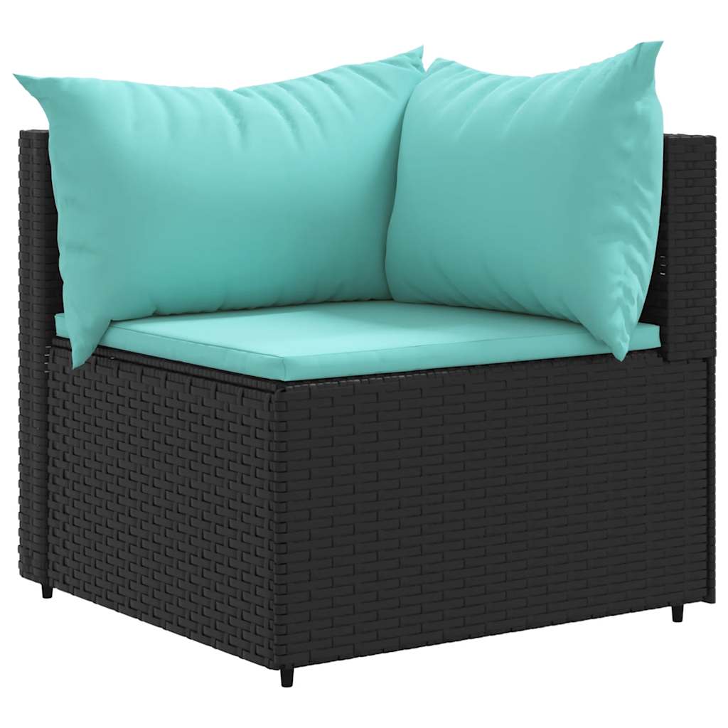 8-Delige Loungeset Met Kussens Poly Rattan