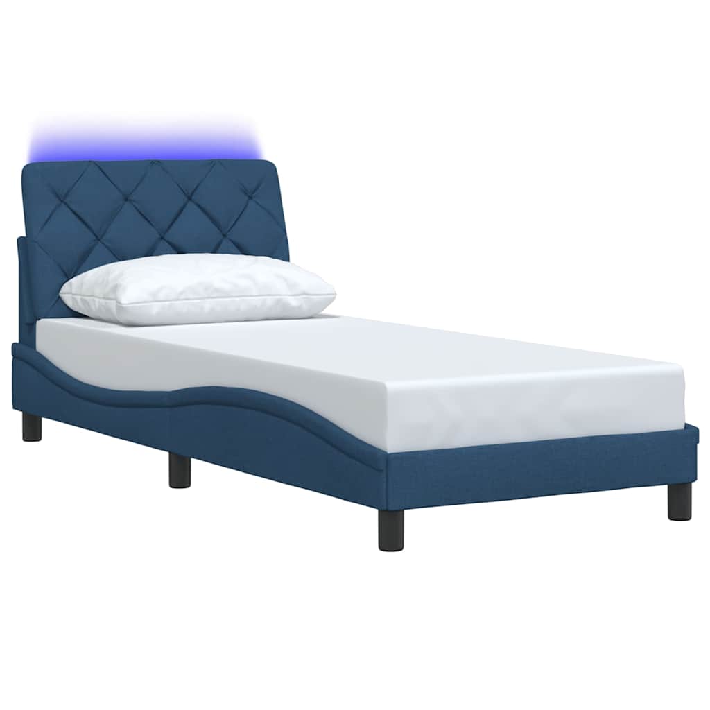 Bedframe Met Led Zonder Matras Stof