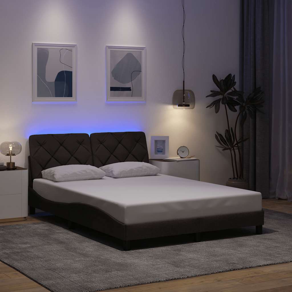 Bedframe Met Led Zonder Matras Stof