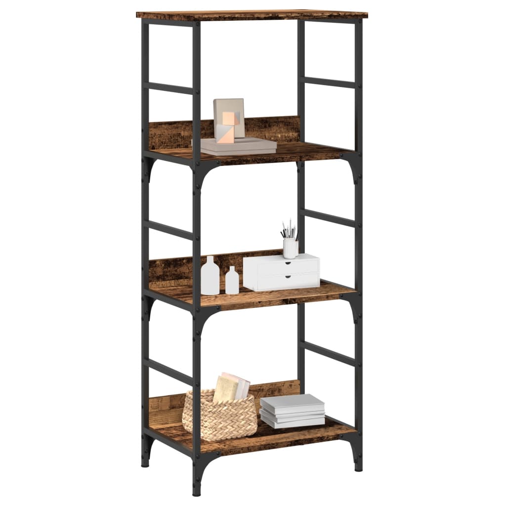 Boekenrek 50X33X Bewerkt Hout Eikenkleurig