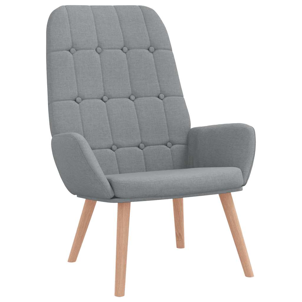 Relaxstoel Met Voetenbankje Stof