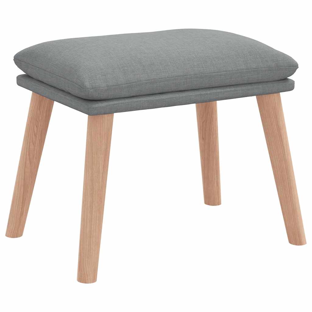 Relaxstoel Met Voetenbankje Stof