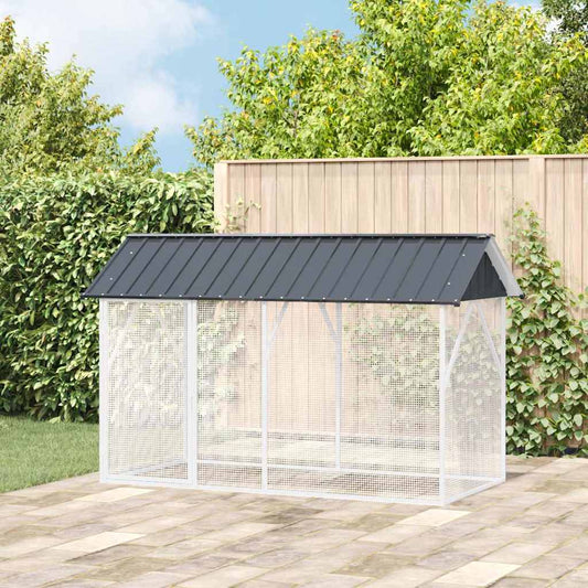 Vogelkooi Antraciet 227 X 112 X 141 Cm Gegalvaniseerd Staal