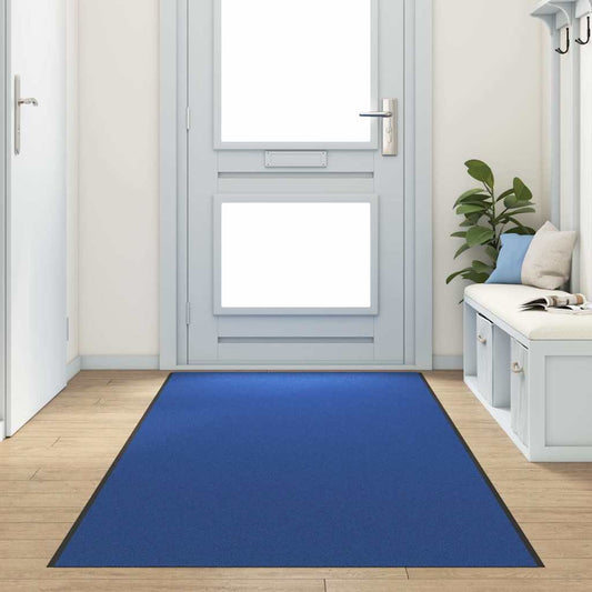 Deurmat Anders En Zwart Polyamide En Pvc Blauw