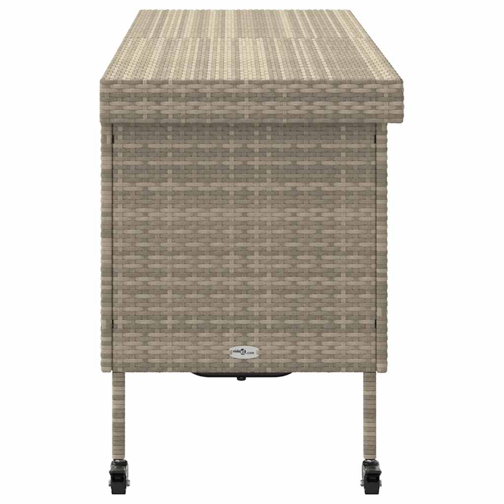 Tuinbox Met Wielen Poly Rattan