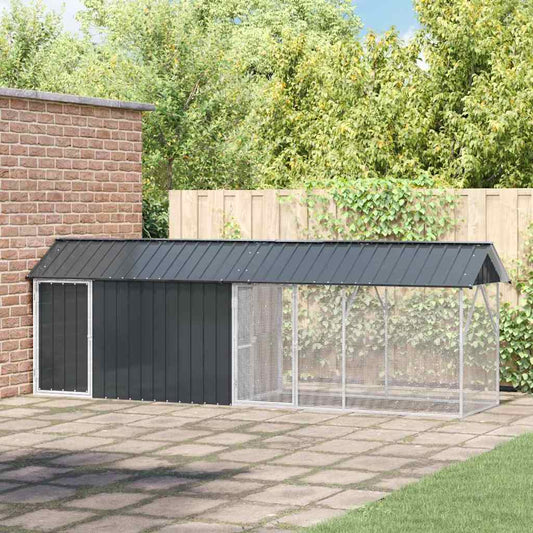 Vogelkooi Antraciet 422 X 103 X 142 Cm Gegalvaniseerd Staal