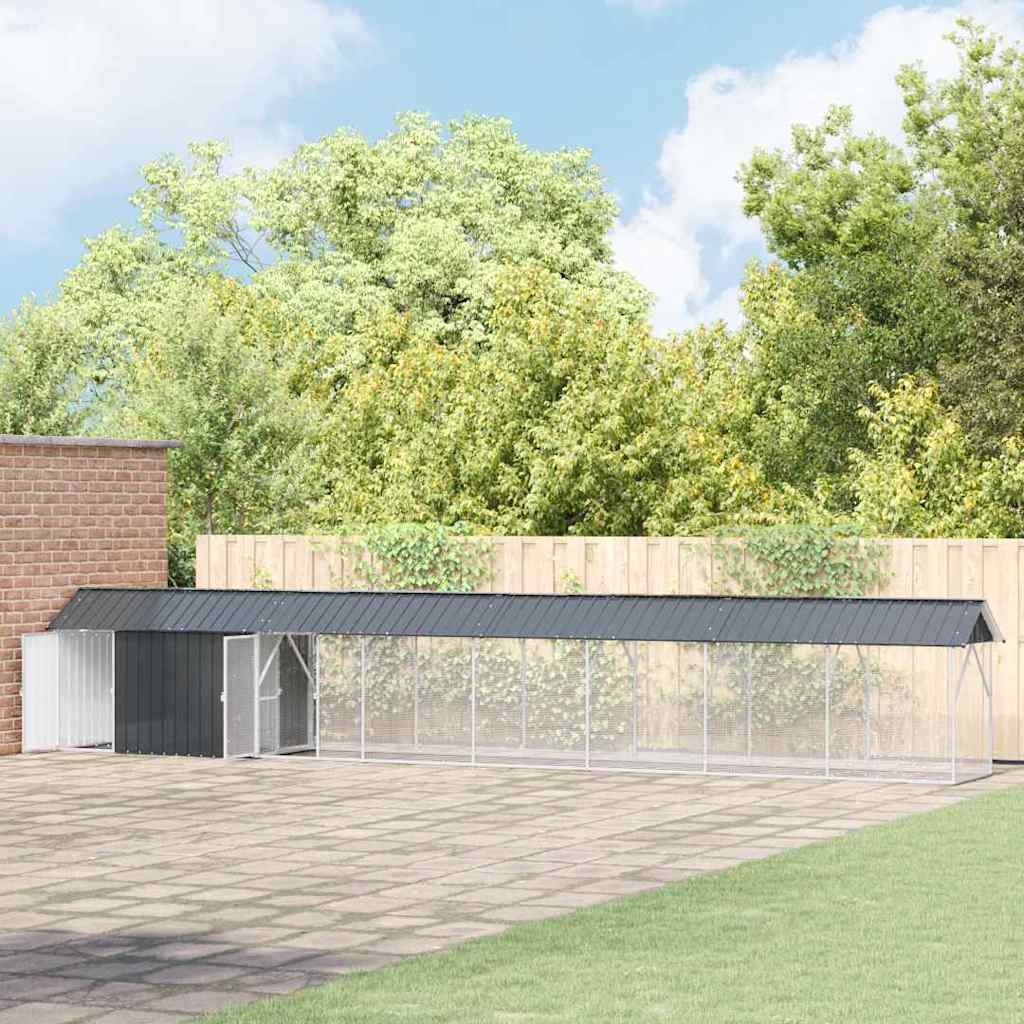 Vogelkooi Antraciet 422 X 103 X 142 Cm Gegalvaniseerd Staal