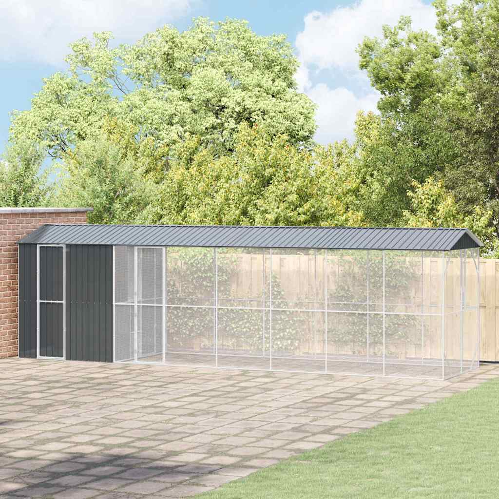 Vogelkooi Antraciet 422 X 103 X 142 Cm Gegalvaniseerd Staal