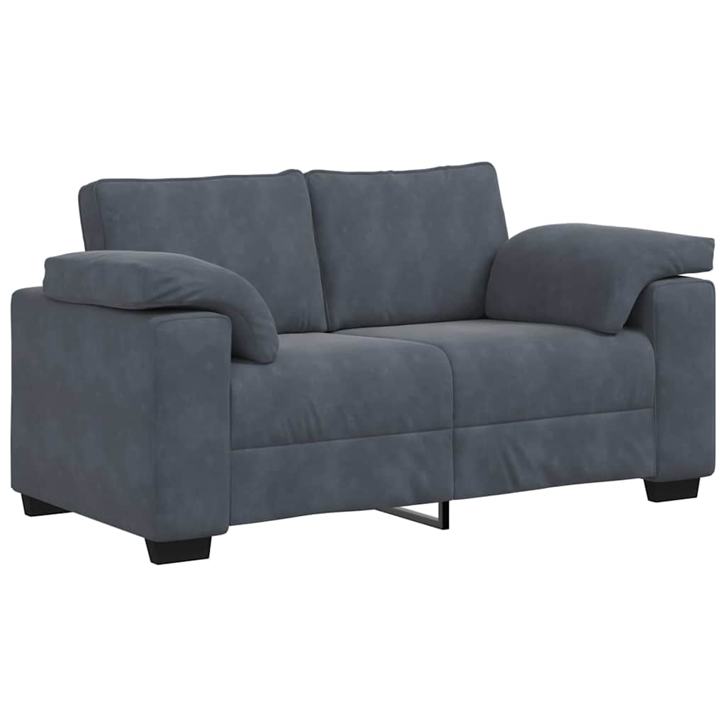 3-Delige Loungeset Met Kussens Fluweel