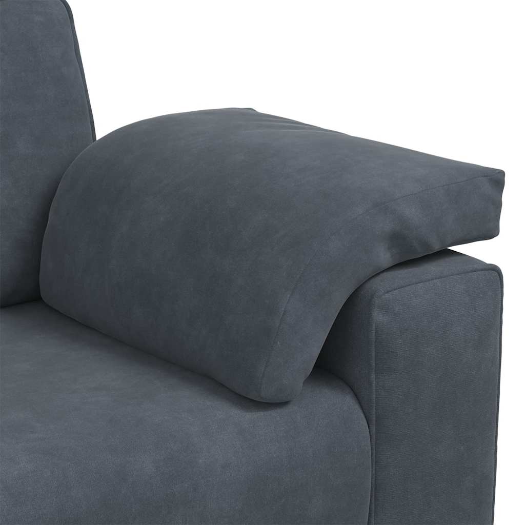 3-Delige Loungeset Met Kussens Fluweel