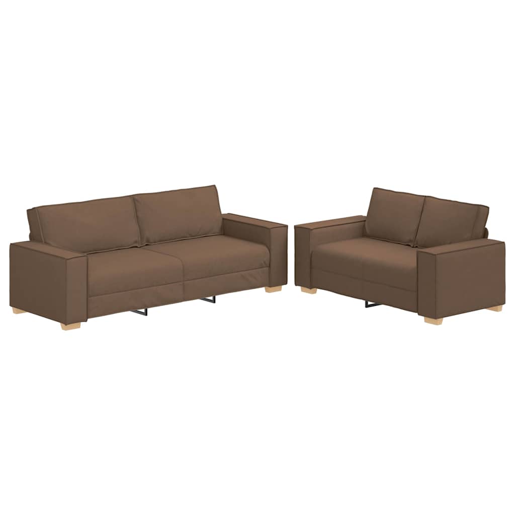 2-Delige Loungeset Met Kussens Stof