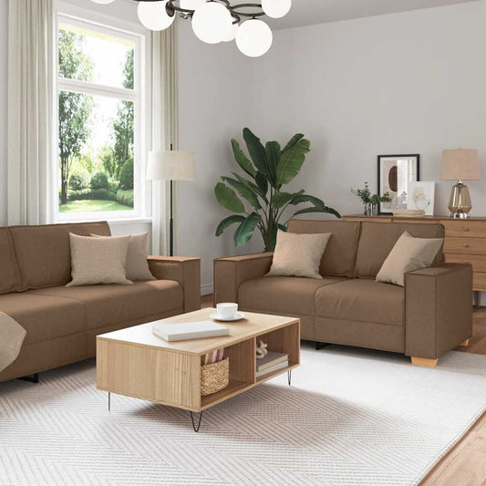 2-Delige Loungeset Met Kussens Stof