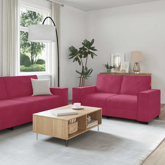 2-Delige Loungeset Met Kussens Fluweel