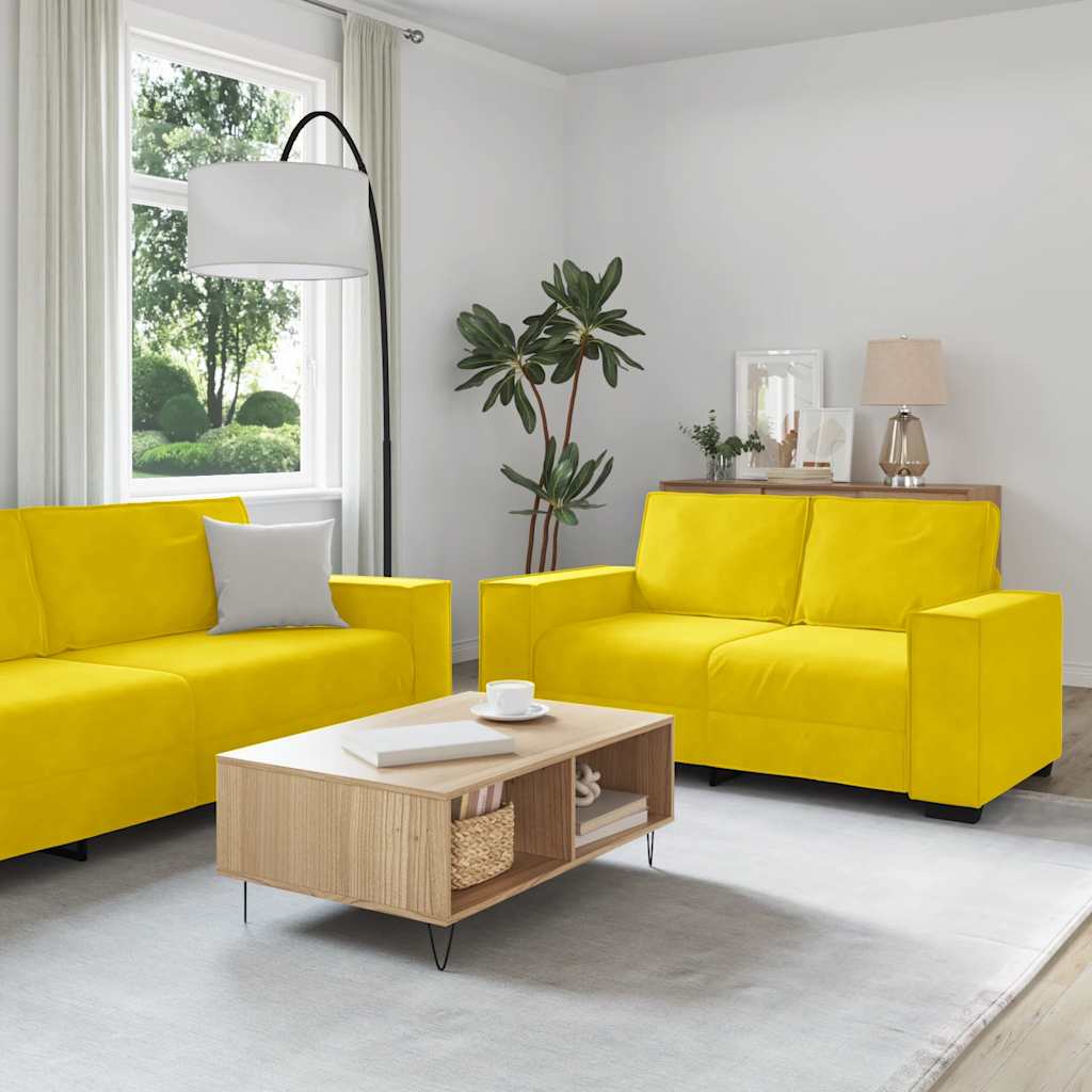 2-Delige Loungeset Met Kussens Fluweel