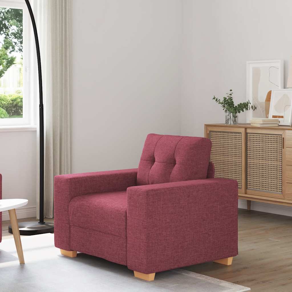 3-Zits Bank Met Kussen Stof