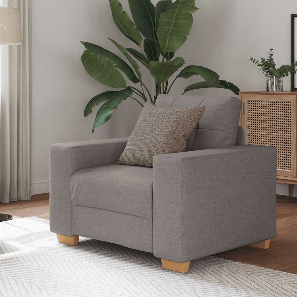 3-Zits Bank Met Kussen Stof