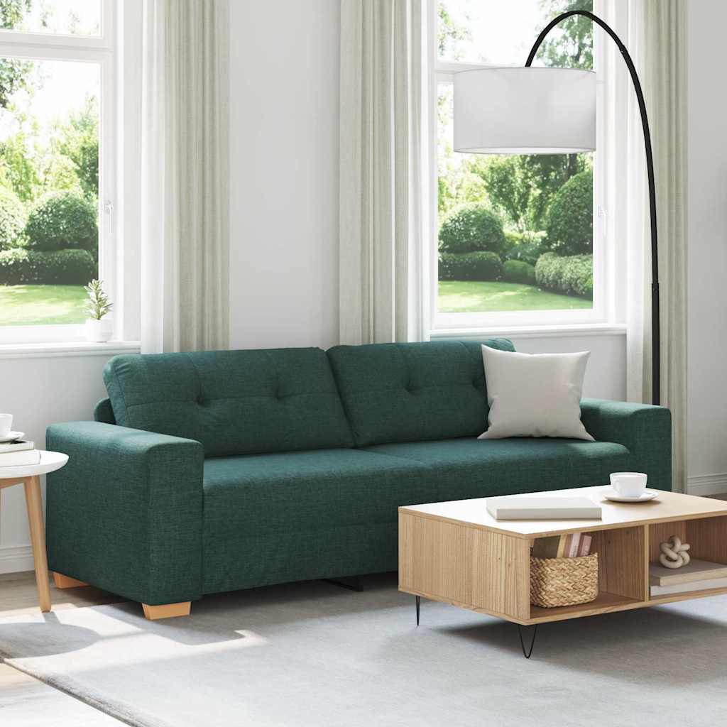 3-Zits Bank Met Kussen Stof