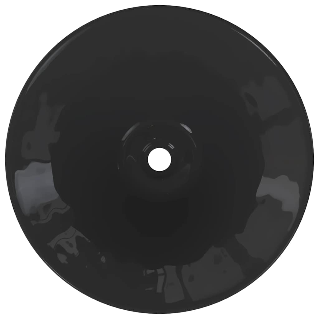 Wastafels 2 St Ø42X14 Cm Keramiek Glanzend