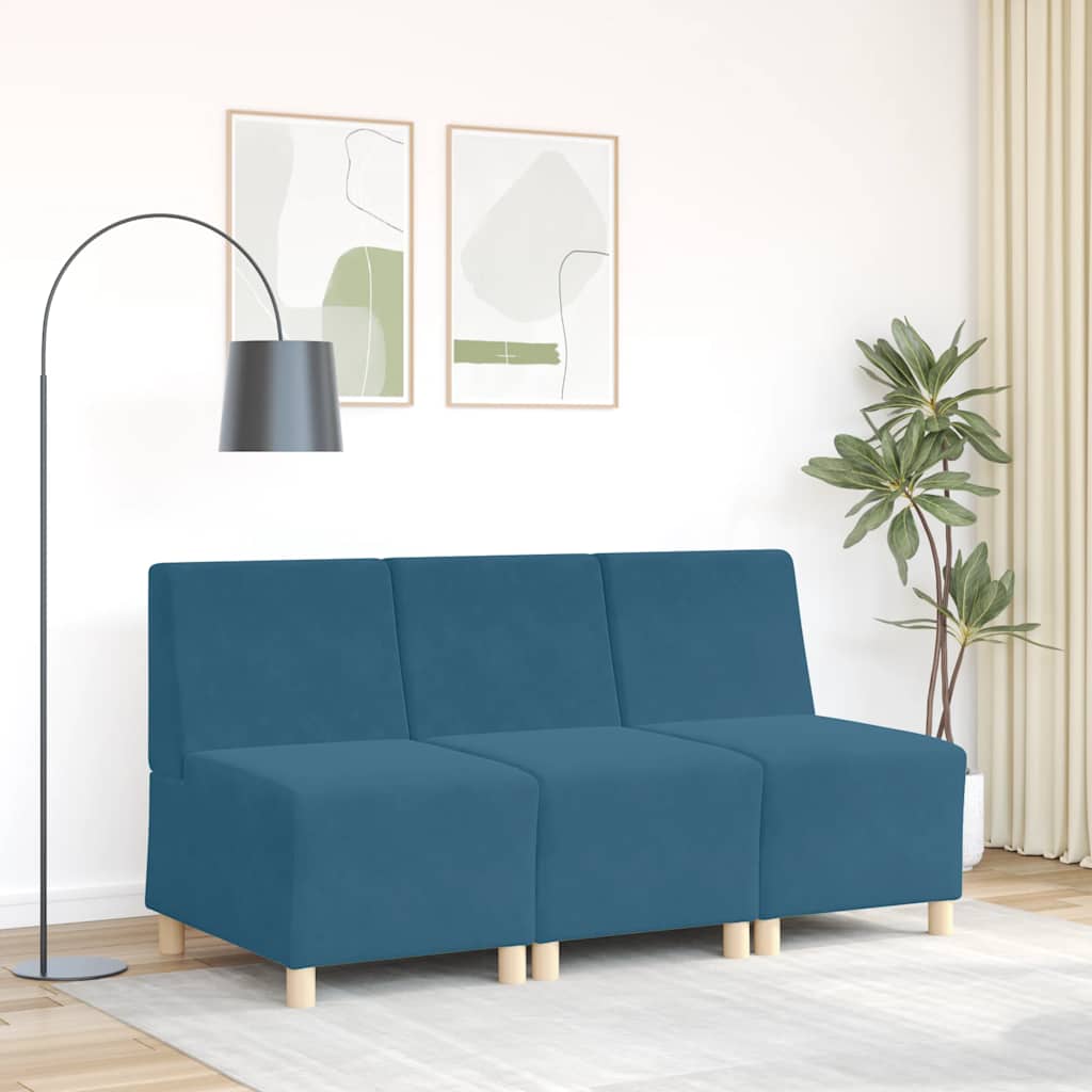 Modulaire Bank Zonder Armleuningen 55 Cm Fluweel