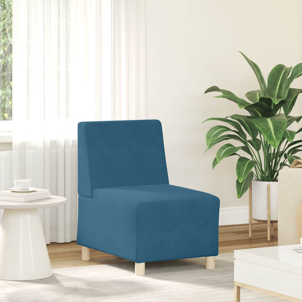 Modulaire Bank Zonder Armleuningen 55 Cm Fluweel